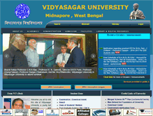 Tablet Screenshot of bed.vidyasagar.ac.in