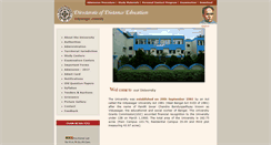 Desktop Screenshot of dde.vidyasagar.ac.in